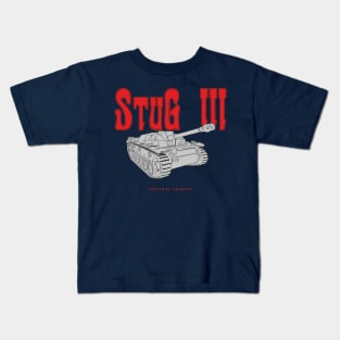 Stug III German tank destroyer Kids T-Shirt